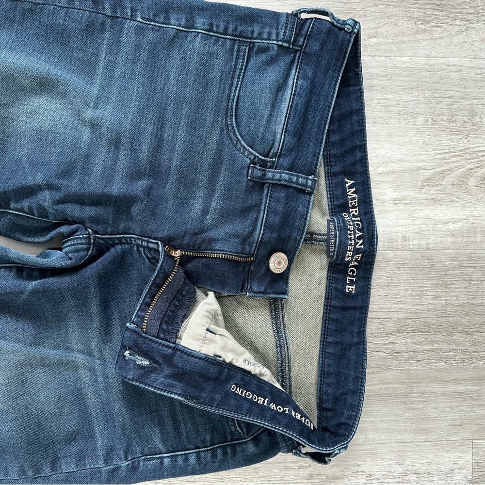 American Eagle Super Stretch X Super Low Jeggings - Picture 5 of 15